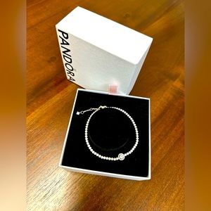 Pandora Sparkling Halo Tennis Bracelet